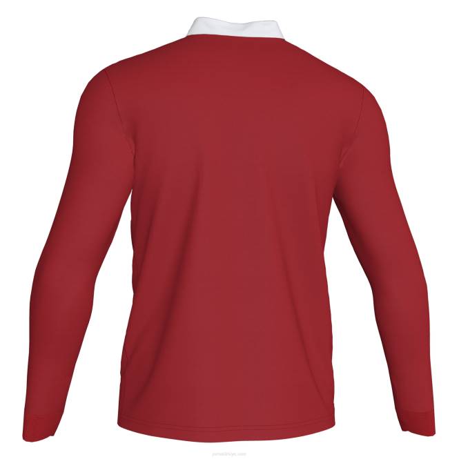 polo gömlek uzun kollu kazanan ii Joma kırmızı lacivert erkekler 0RJD524