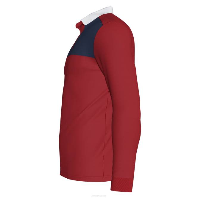 polo gömlek uzun kollu kazanan ii Joma kırmızı lacivert erkekler 0RJD524