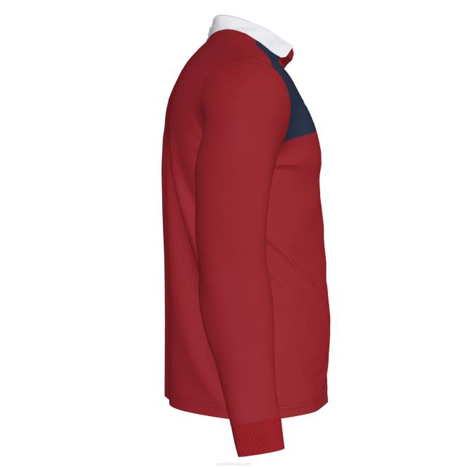 polo gömlek uzun kollu kazanan ii Joma kırmızı lacivert erkekler 0RJD524