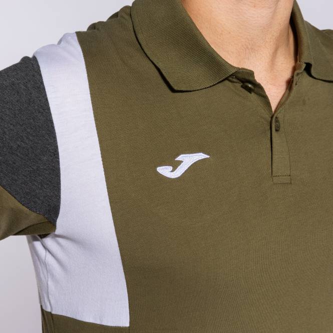 polo tişört kısa kollu konfor iii Joma haki erkekler 0RJD4371