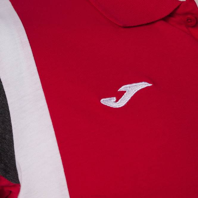 polo tişört kısa kollu konfor iii Joma kırmızı erkekler 0RJD3079