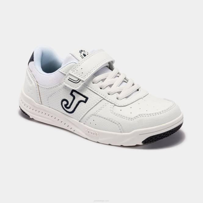 rahat ayakkabılar harvard 22 junior Joma beyaz lacivert0RJD2743