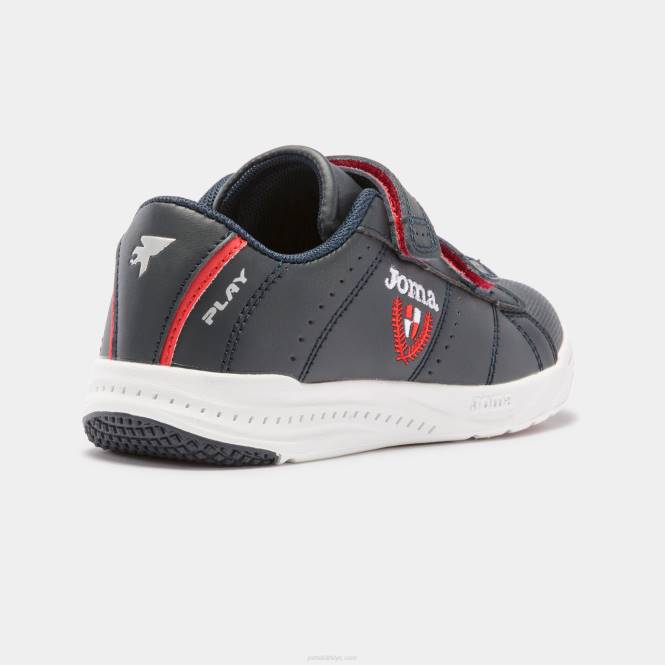 rahat ayakkabılar play 21 junior Joma lacivert kırmızı0RJD2713