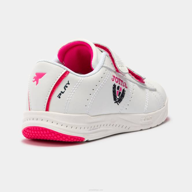 rahat ayakkabılar play 22 junior Joma beyaz fuşya0RJD4079