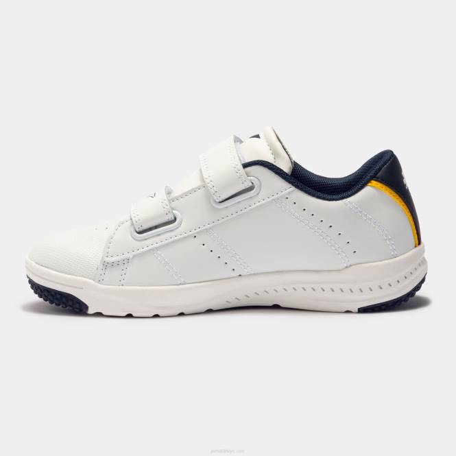 rahat ayakkabılar play 22 junior Joma beyaz lacivert floresan safran0RJD2722