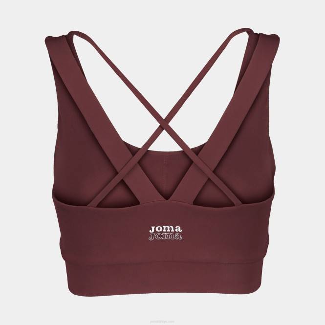 sporcu sütyeni defne Joma bordo kadınlar 0RJD1941