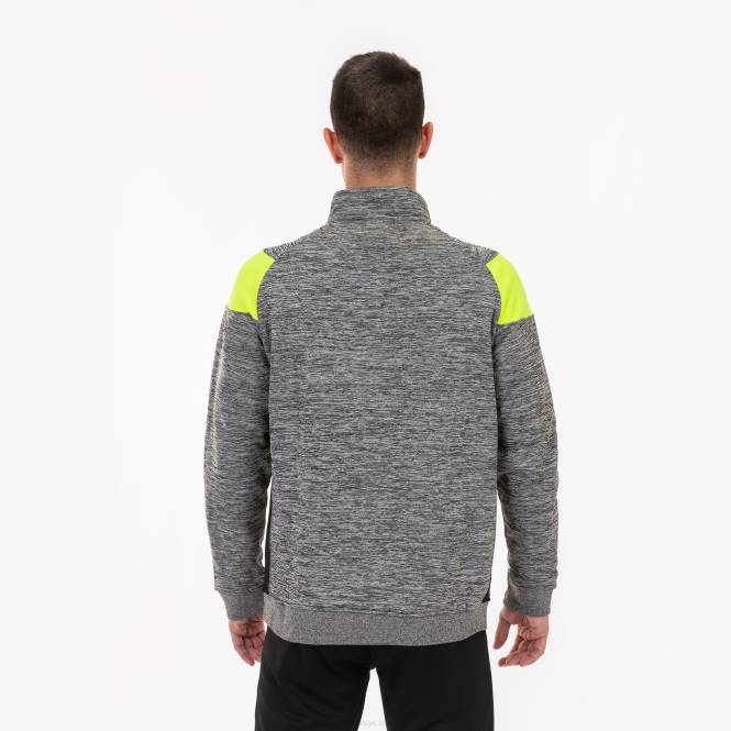 sweatshirt ekibi iii Joma melanj gri sarı siyah erkekler 0RJD3389
