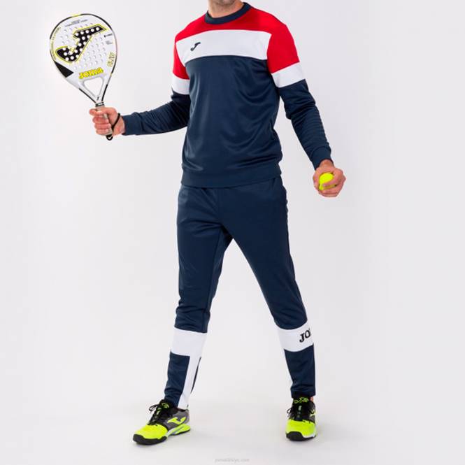 sweatshirt ekip iv Joma lacivert kırmızı beyaz erkekler 0RJD1052