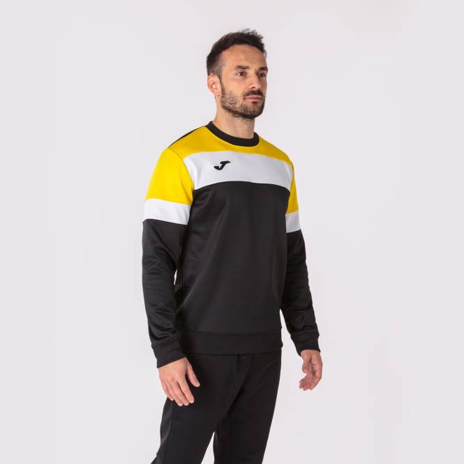 sweatshirt ekip iv Joma siyah sarı beyaz erkekler 0RJD335