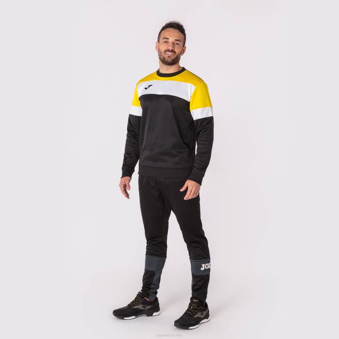 sweatshirt ekip iv Joma siyah sarı beyaz erkekler 0RJD335