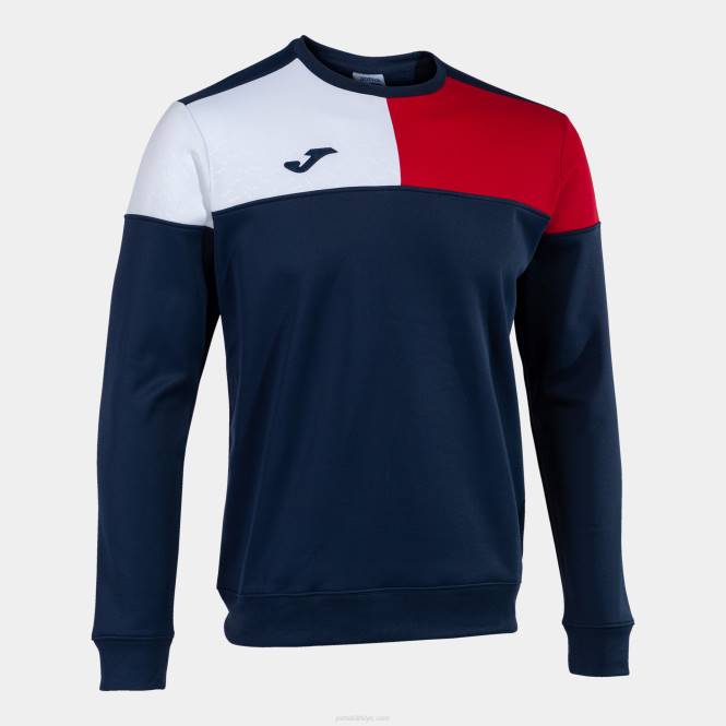 sweatshirt ekip v Joma lacivert kırmızı beyaz erkekler 0RJD237