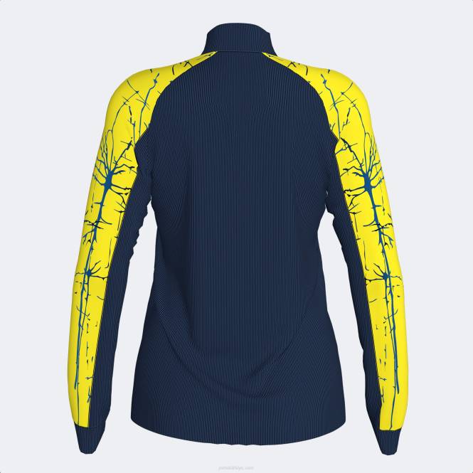 sweatshirt elit ix Joma lacivert floresan sarı kadınlar 0RJD1705