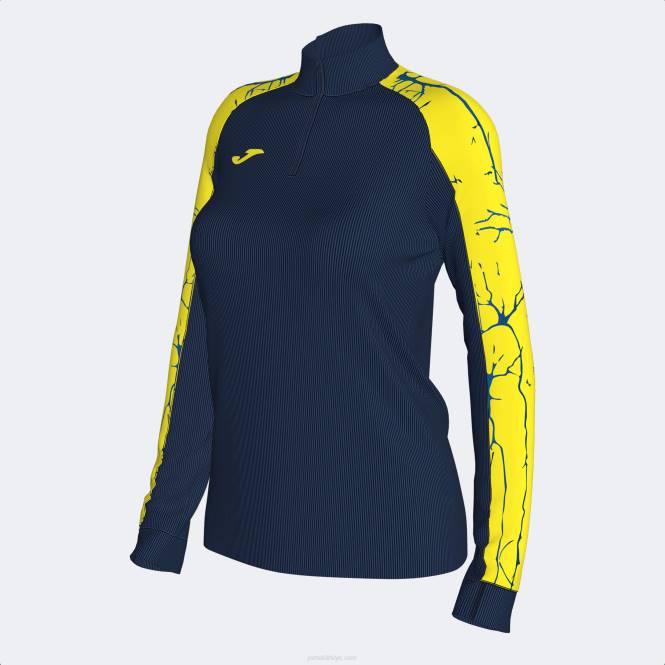 sweatshirt elit ix Joma lacivert floresan sarı kadınlar 0RJD1705