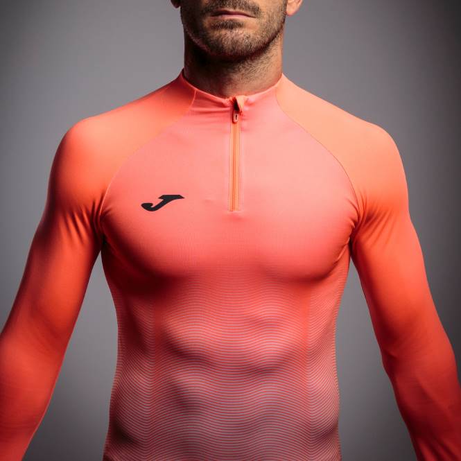 sweatshirt elit vii Joma floresan mercan beyazı erkekler 0RJD1305