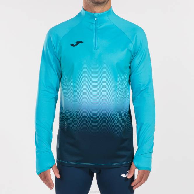 sweatshirt elit vii Joma floresan turkuaz lacivert erkekler 0RJD1449