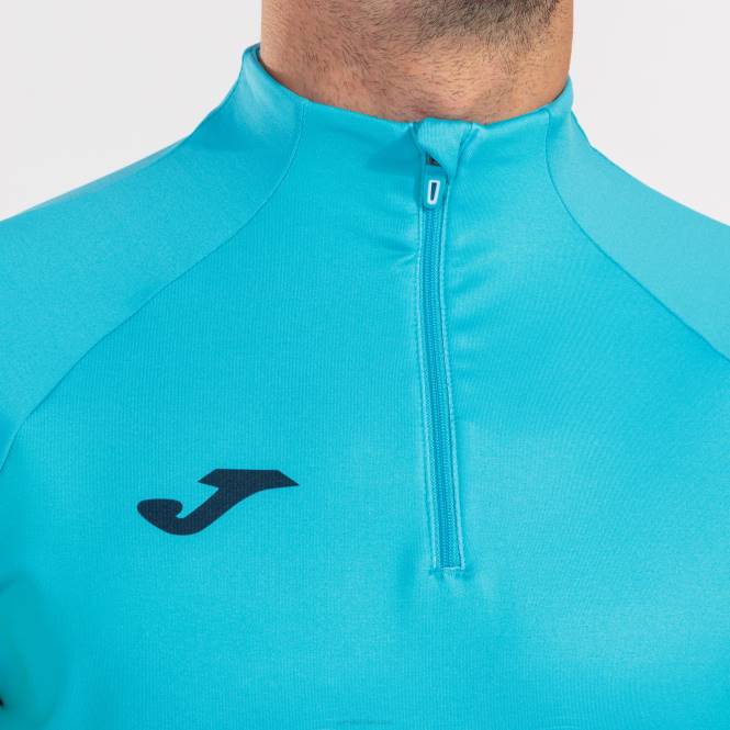 sweatshirt elit vii Joma floresan turkuaz lacivert erkekler 0RJD1449