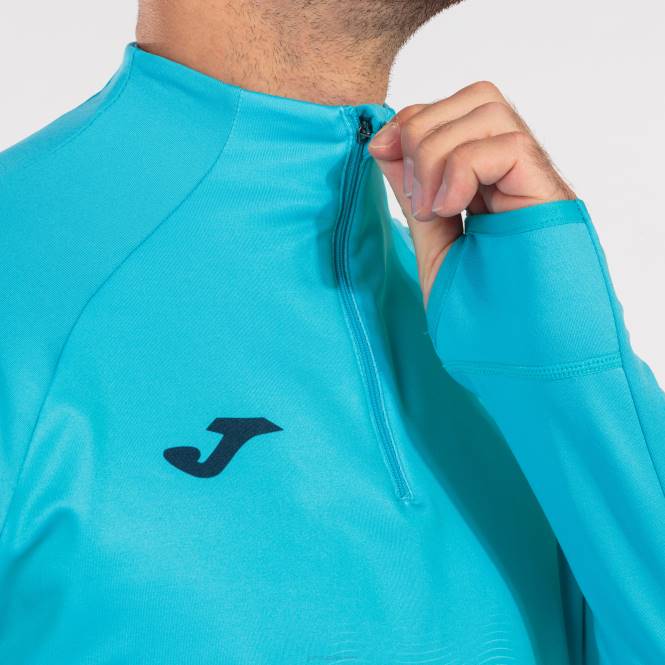 sweatshirt elit vii Joma floresan turkuaz lacivert erkekler 0RJD1449