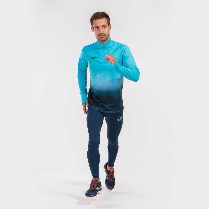 sweatshirt elit vii Joma floresan turkuaz lacivert erkekler 0RJD1449