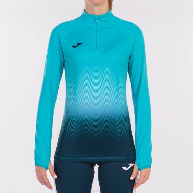 sweatshirt elit vii Joma floresan turkuaz lacivert kadınlar 0RJD2608