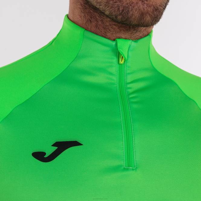 sweatshirt elit vii Joma floresan yeşil beyaz erkekler 0RJD4589