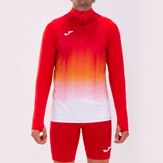sweatshirt elit vii Joma kırmızı beyaz sarı erkekler 0RJD3140