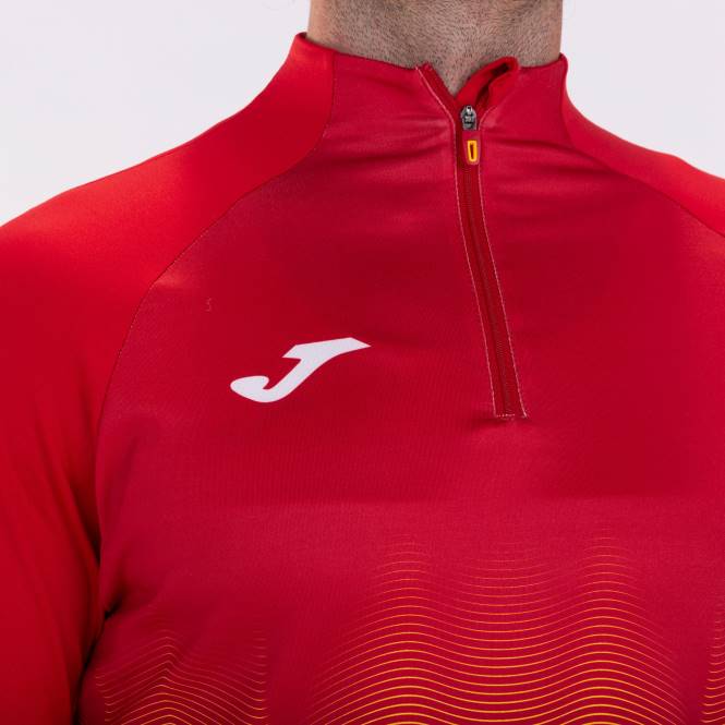 sweatshirt elit vii Joma kırmızı beyaz sarı erkekler 0RJD3140
