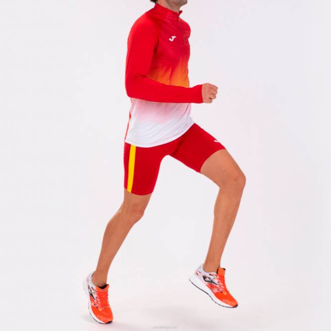 sweatshirt elit vii Joma kırmızı beyaz sarı erkekler 0RJD3140