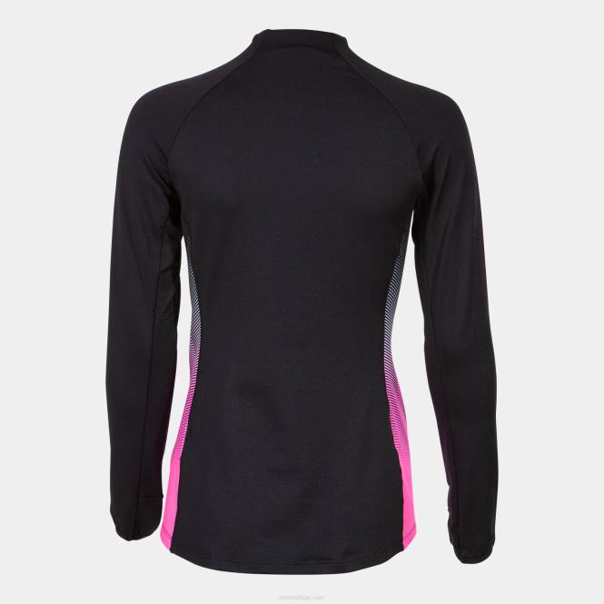 sweatshirt elit vii Joma siyah floresan pembe beyaz kadınlar 0RJD3762