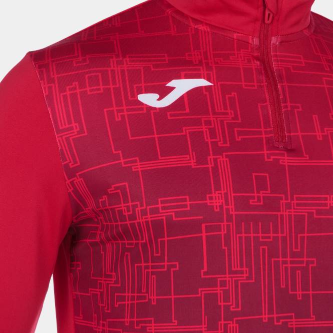 sweatshirt elit viii Joma kırmızı erkekler 0RJD2838