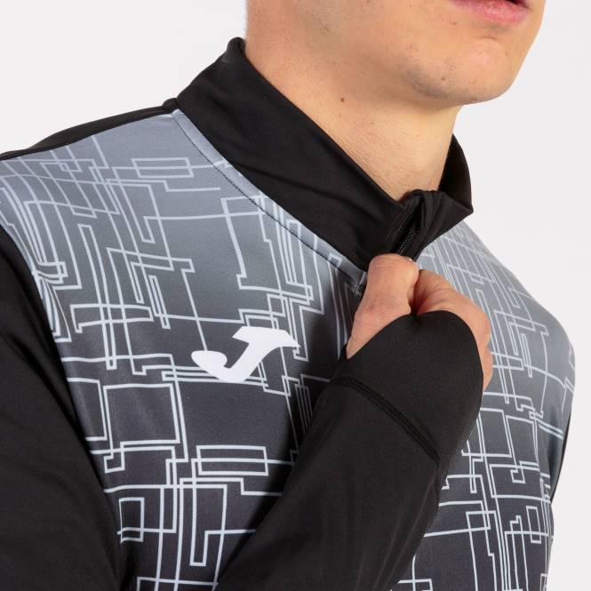 sweatshirt elit viii Joma siyah erkekler 0RJD455