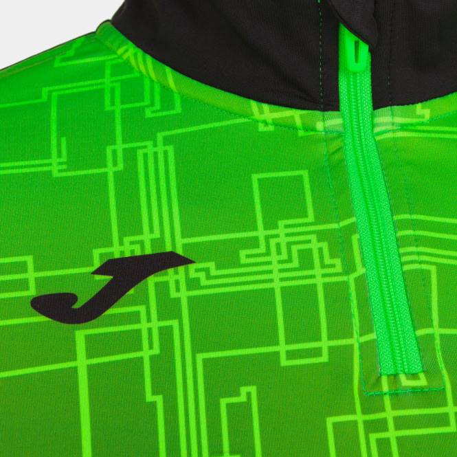 sweatshirt elit viii Joma siyah floresan yeşil kadınlar 0RJD1895