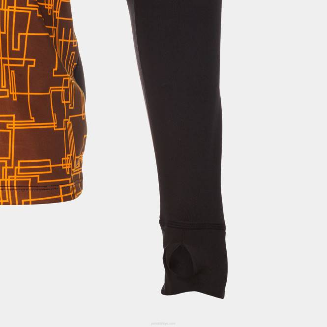 sweatshirt elit viii Joma siyah turuncu erkekler 0RJD1204