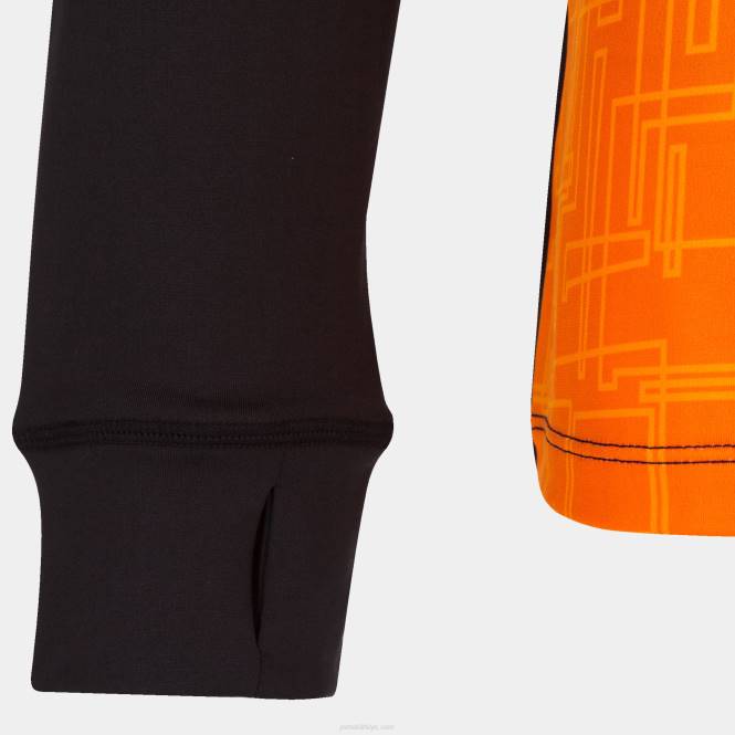 sweatshirt elit viii Joma siyah turuncu kadınlar 0RJD2116