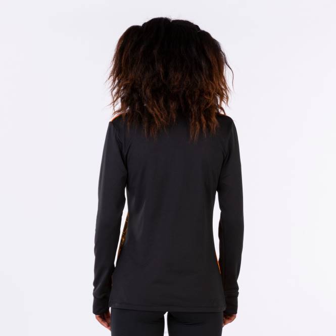 sweatshirt elit viii Joma siyah turuncu kadınlar 0RJD2116