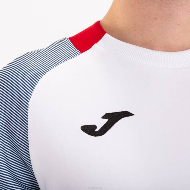 sweatshirt essential ii Joma beyaz lacivert kırmızı erkekler 0RJD1292