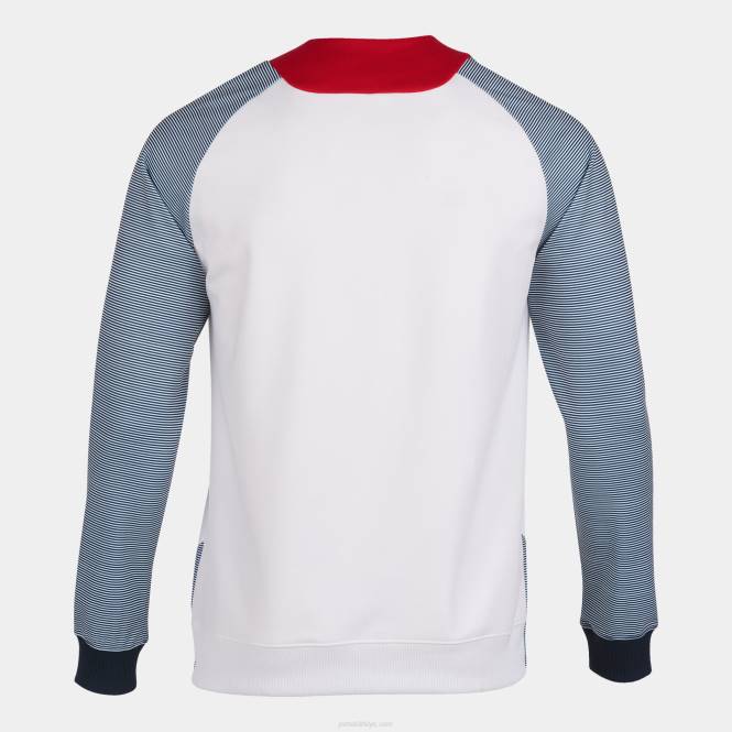 sweatshirt essential ii Joma beyaz lacivert kırmızı erkekler 0RJD1292