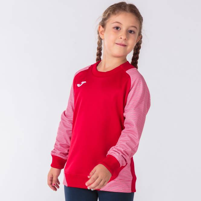 sweatshirt essential ii Joma kırmızı beyaz erkekler 0RJD566