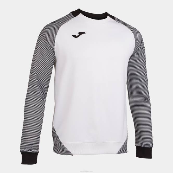 sweatshirt essential ii Joma siyah beyaz erkekler 0RJD1293