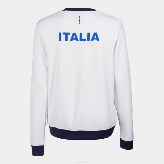 sweatshirt italyan tenis federasyonu Joma beyaz kadınlar 0RJD2434