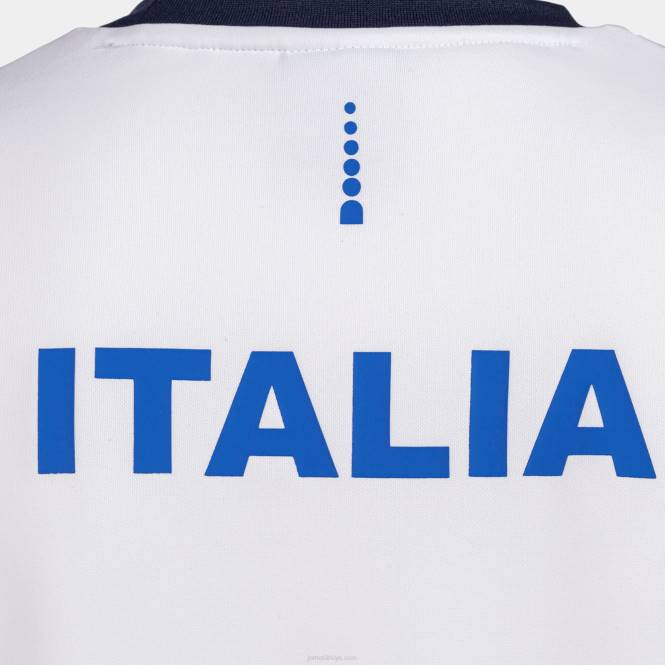 sweatshirt italyan tenis federasyonu Joma beyaz kadınlar 0RJD2434