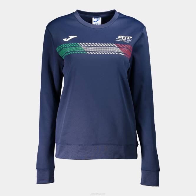 sweatshirt italyan tenisi ve padel federasyonu Joma lacivert kadınlar 0RJD2141