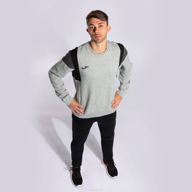 sweatshirt konforu iii Joma melanj grisi erkekler 0RJD3174