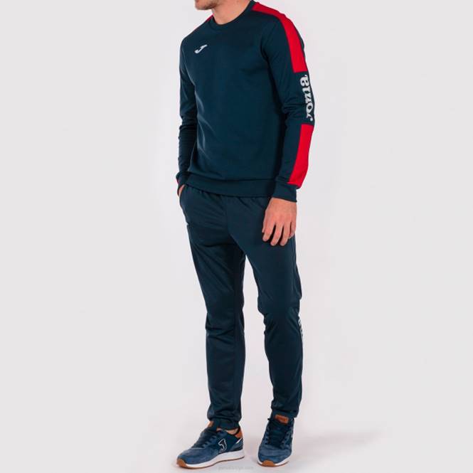 sweatshirt şampiyonası iv Joma lacivert kırmızı erkekler 0RJD4576