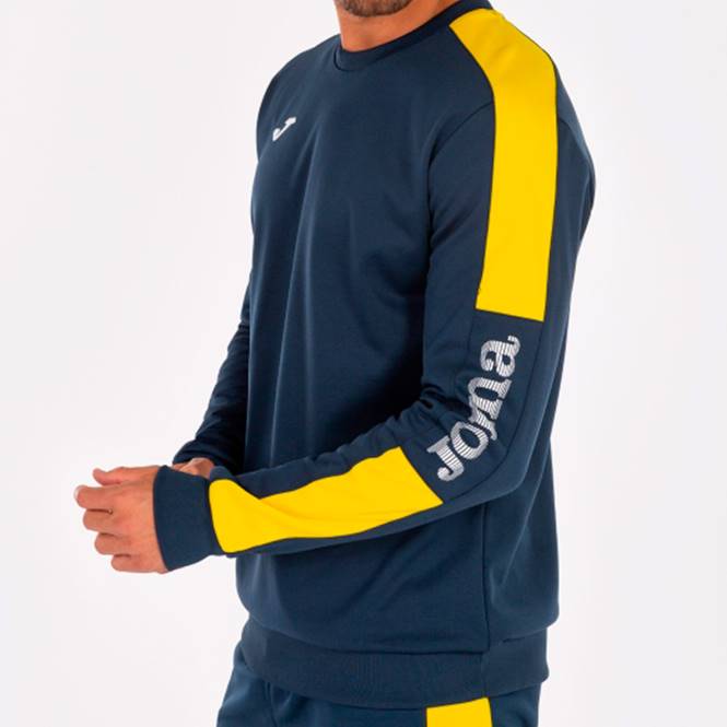 sweatshirt şampiyonası iv Joma lacivert sarı erkekler 0RJD1442
