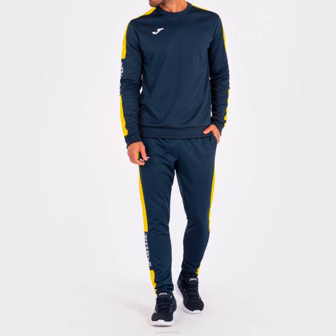 sweatshirt şampiyonası iv Joma lacivert sarı erkekler 0RJD1442