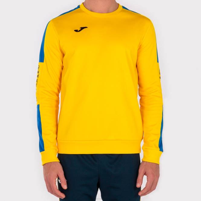 sweatshirt şampiyonası iv Joma sarı kraliyet mavisi erkekler 0RJD826