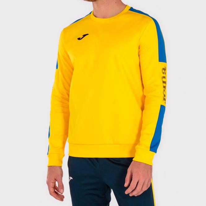 sweatshirt şampiyonası iv Joma sarı kraliyet mavisi erkekler 0RJD826