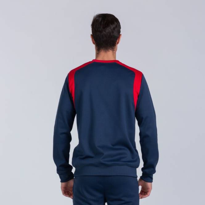 sweatshirt şampiyonası v Joma lacivert kırmızı erkekler 0RJD1466