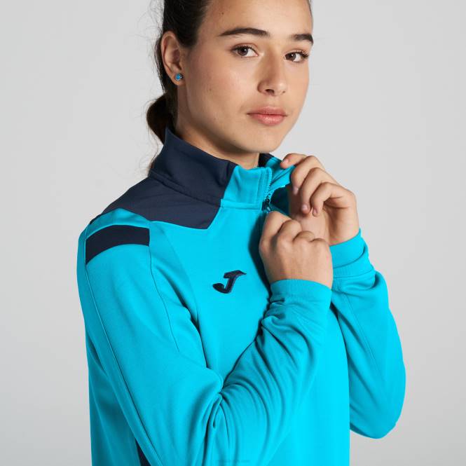 sweatshirt şampiyonası vi Joma floresan turkuaz lacivert kadınlar 0RJD2236