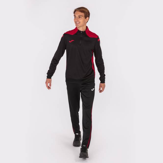 sweatshirt şampiyonası vi Joma siyah kırmızı erkekler 0RJD4260